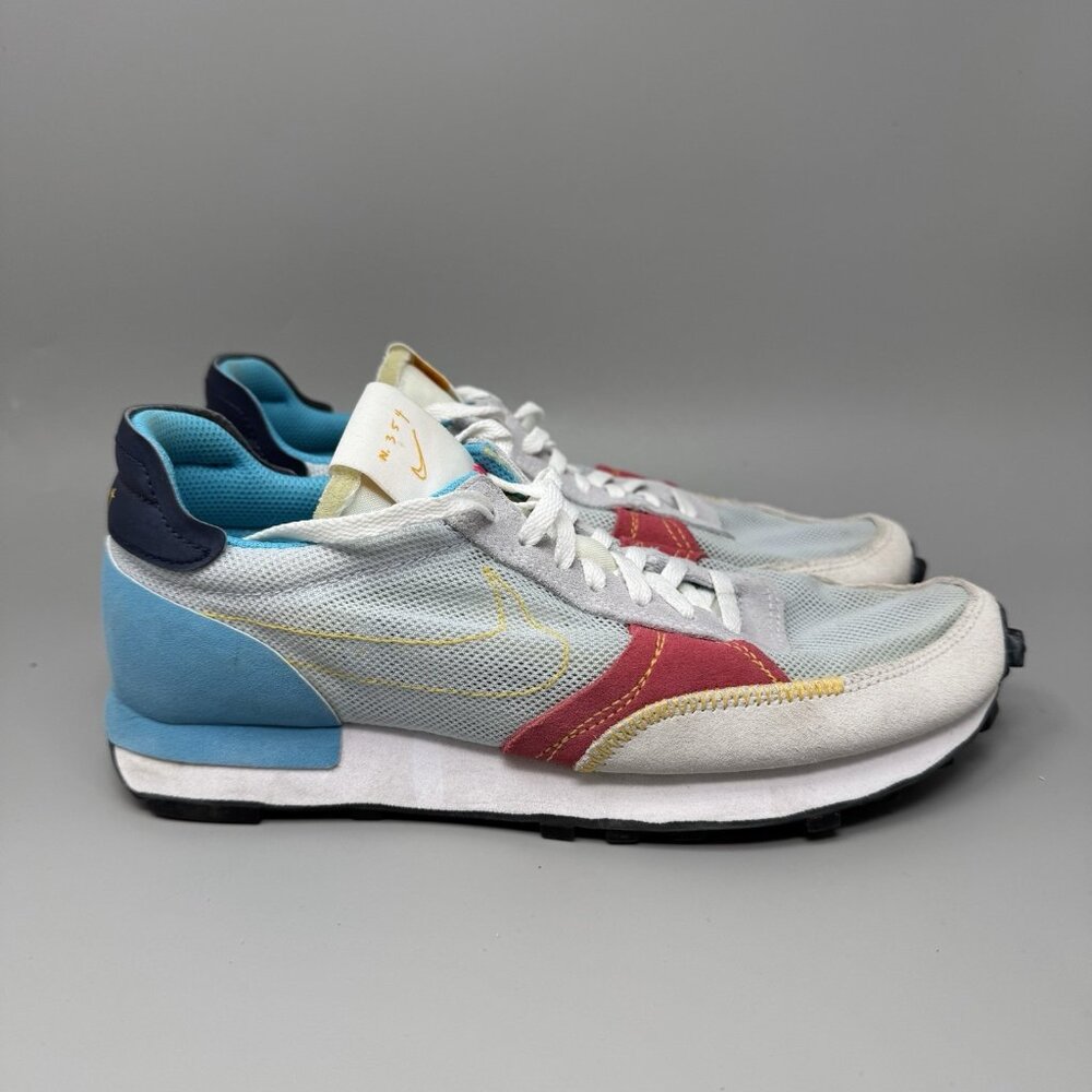 Nike Daybreak Type White Blue Womens Size 7.5 Athletic Shoes Sneakers DA7729-003